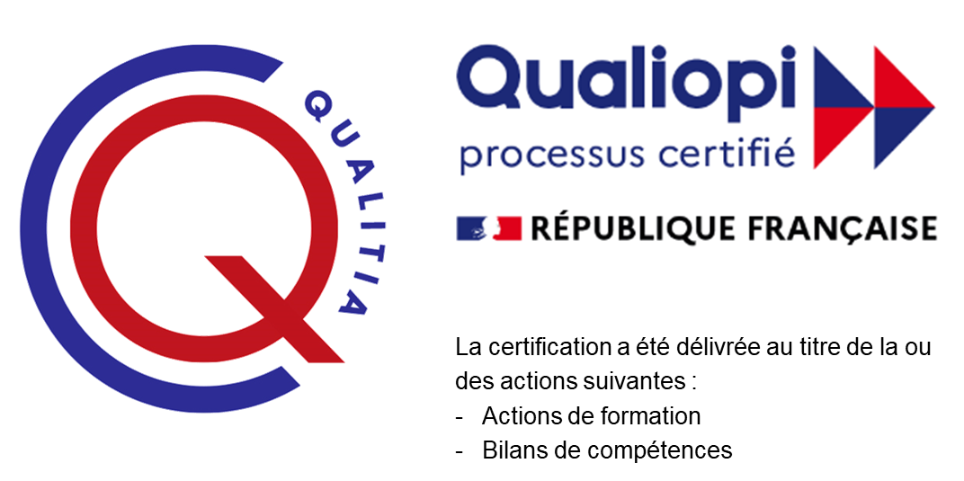 Qualiopi processus certifié au titre des actions de formation et bilans de compétences